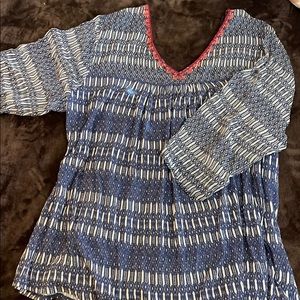 Lucky Brand printed woven top